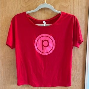 Red Pure Barre Tee